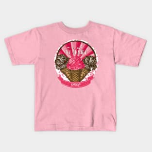 Vintage ice cream cones Kids T-Shirt